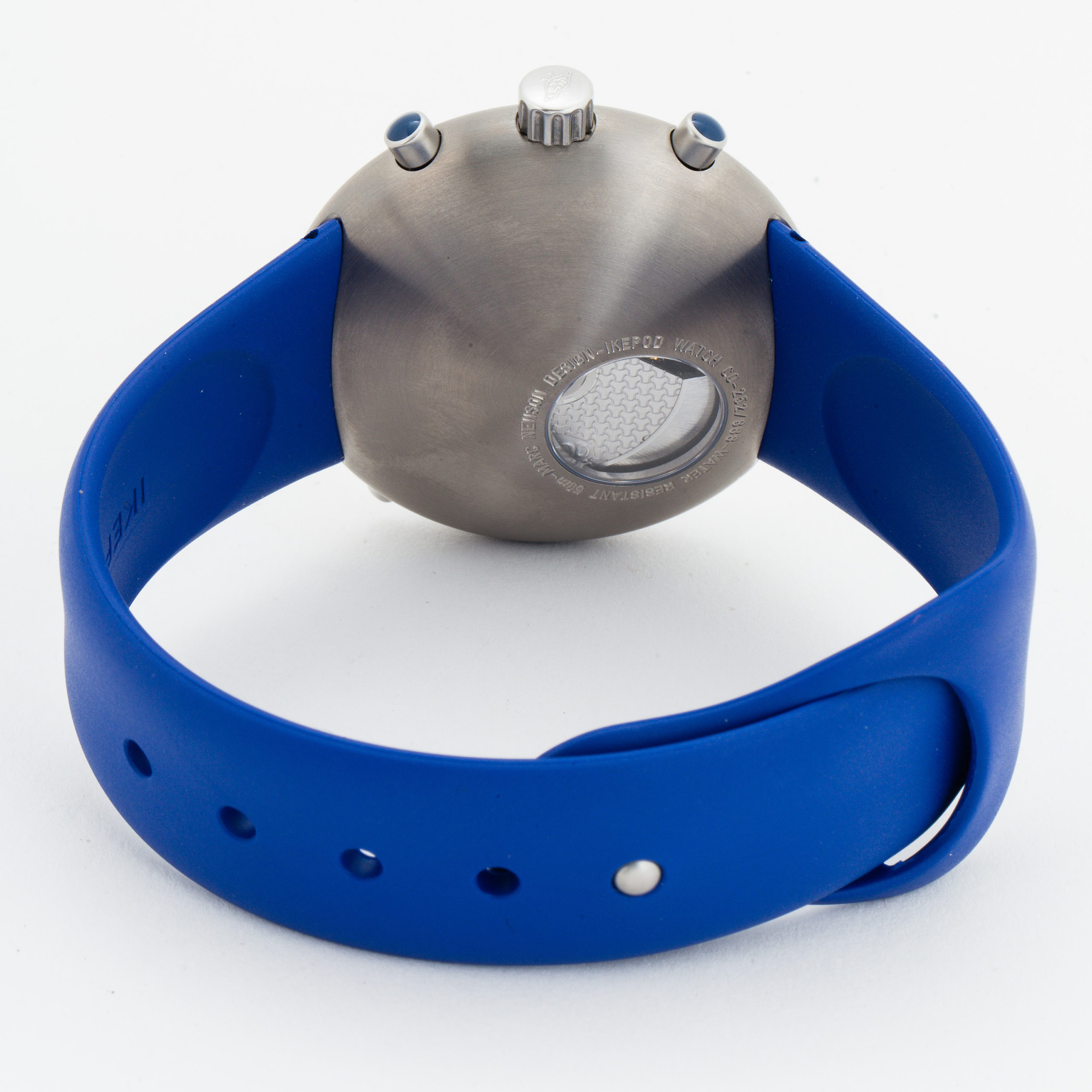 Ikepod Hemipode Chronograph Cunningham Marc Newson Design Blue Men's  Watch Rare