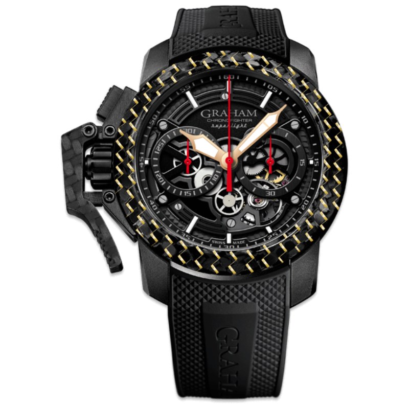 Graham Chronofighter Carbon Superlight Skeleton - Swiss Luxury Watches